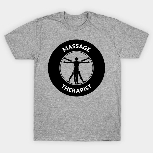 Massage Therapist Human Body Symbol T-Shirt by DesignIndex